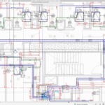 NYC Mechanical Floor Plan – Piping Layout & Annotation