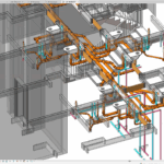 3D model of the domestic water system for a high-rise hotel on 8th Avenue, Midtown Manhattan.
Scope includes HW/CW/HWR routing, coordination with sanitary piping, structural elements, and architectural constraints.
All systems modeled in Revit with full BIM integration to ensure clash-free installation and clear routing logic.